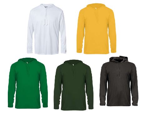 Design B - Dry Fit LONG Sleeve HOODIE