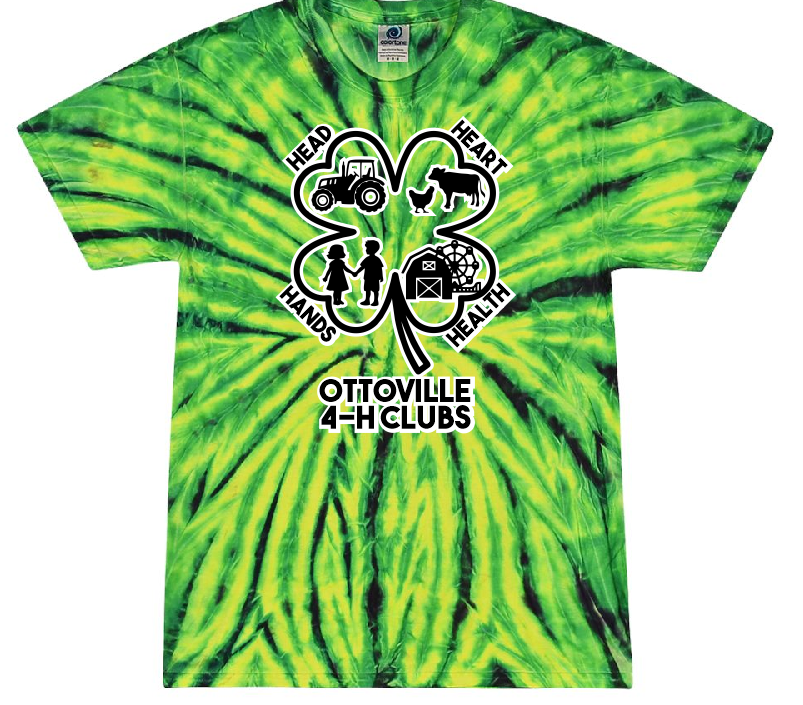 4-H Clubs: Tye Dye Short Sleeve