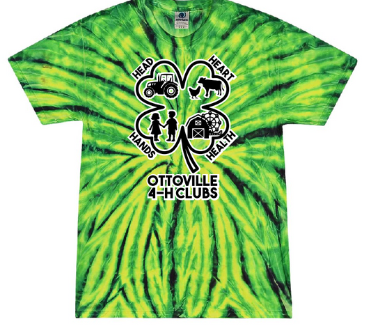 4-H Clubs: Tye Dye Short Sleeve
